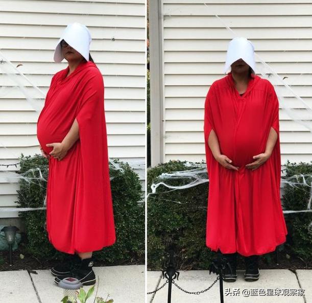 万圣节，孕妇原来还能装成这样？20张脑洞大开的孕妇装扮（一）