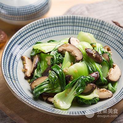 香菇油菜的做法