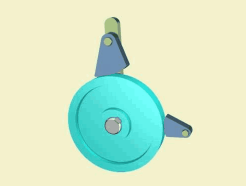 鄂式破破碎机结构符号简图