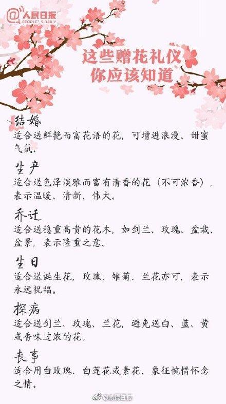 送花的含义