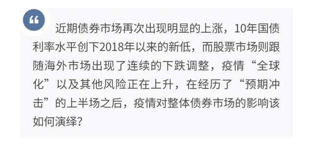 本次疫情对债券市场的影响「2021下半年债券市场展望」