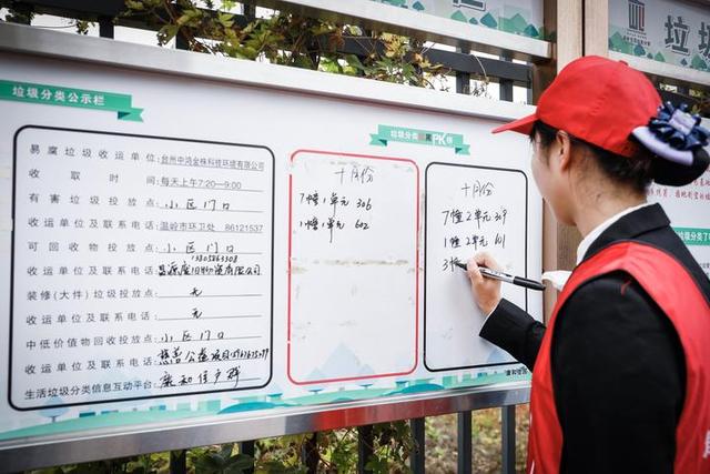全省七大垃圾分类创新模式 温岭市“物业+”垃圾分类模式占了一席