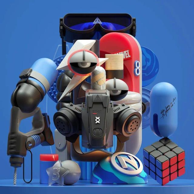 当毕加索用起C4D