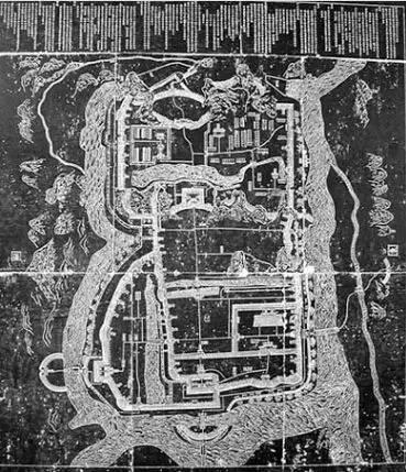 桂林鹦鹉山崖壁上的《静江府修筑城池图》告诉你宋代的桂林城是什么样子