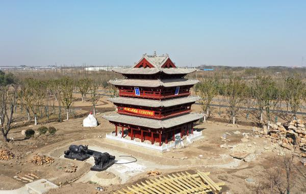 崇明花博会福建展园主体工程完工