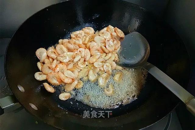 韭菜炒河虾