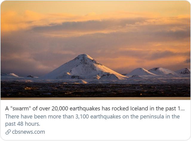 冰岛连续地震,冰岛多地震