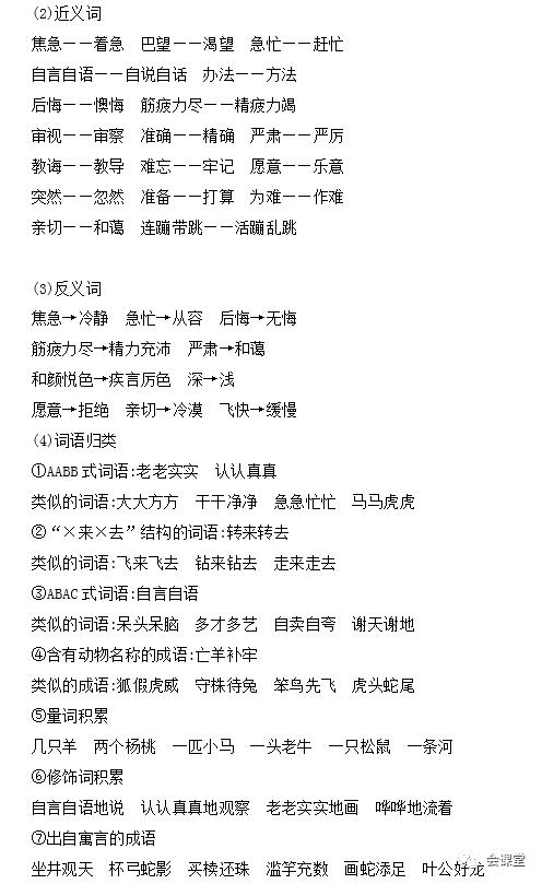详细解读的近义词