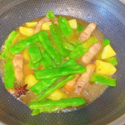 五花肉炖豆角