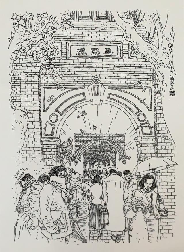 江南西涂鸦楼灵异事件:“石库门风情画展”松江首展，呈现弄堂里的众生百态