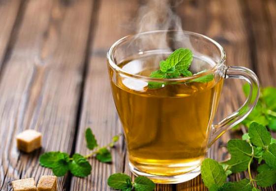 入三伏快饮一杯薄荷茶，开胃又降火