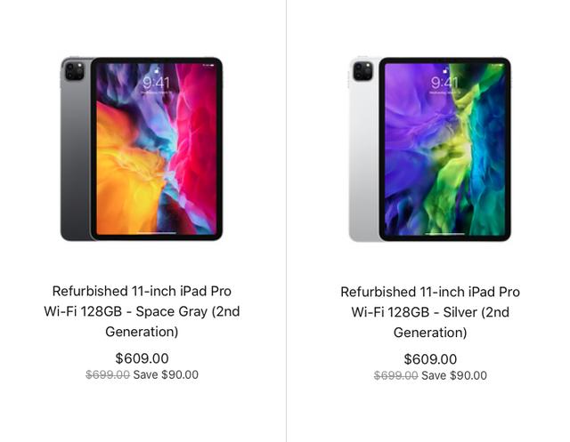 蘋果美國官網上架iPad Pro 2020官翻版本，售價真香