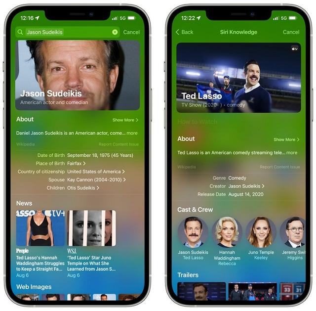 iOS 15搜索體驗大改進：涵蓋網圖、相冊、鎖屏訪問等更多內容