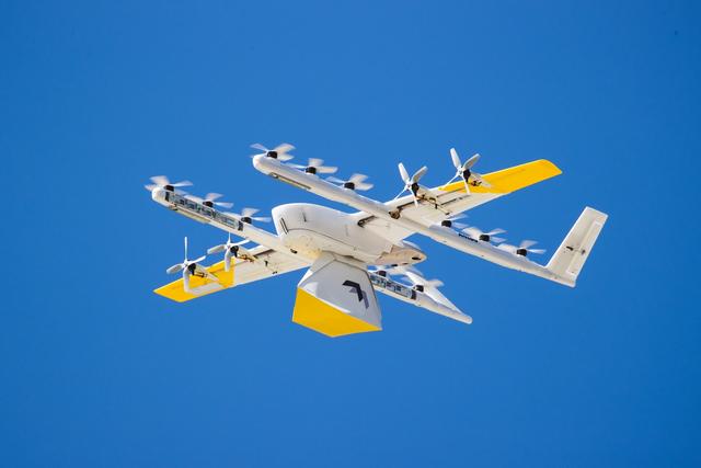 在澳大利亚洛根试飞两年 Wing公司的无人机送货量接近10万次