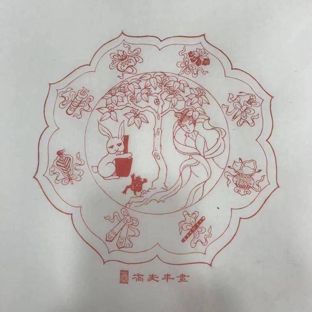 春节民俗绘画作品春节传统文化绘画作品