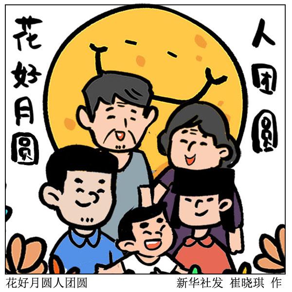 ［表情包·中秋节］花好月圆人团圆