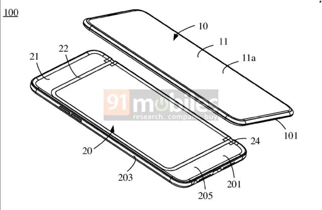 新专利显示OPPO似乎正在研发可拆卸副屏的手机