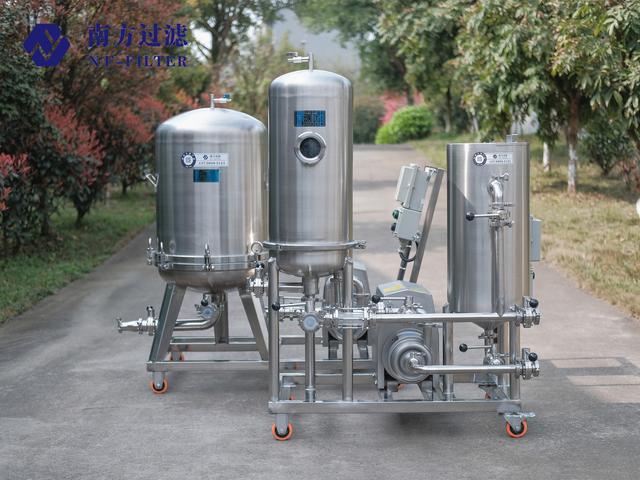 硅藻土过滤机白酒中的碳粉过滤不出