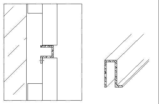 收边条安装(不锈钢折边收口)