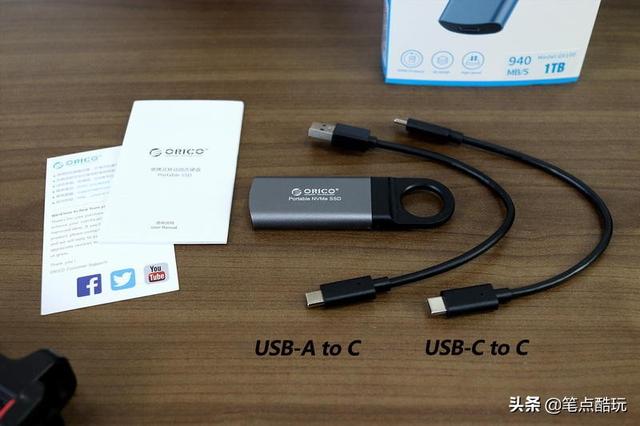 U盘拜拜啦，每秒940MB，ORICO GV100迷你移动固态硬盘体验