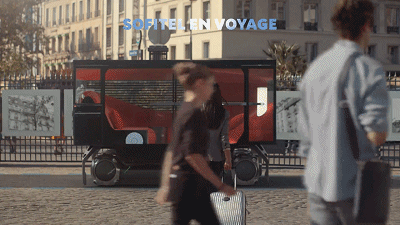 球形轮胎开始应用了~雪铁龙用四个球造了一辆“滑板”汽车