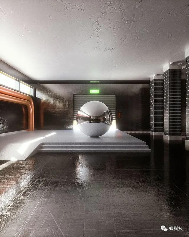 「模型」C4DOC工程科技科幻场景空间动画房间创意3D模型设计素材