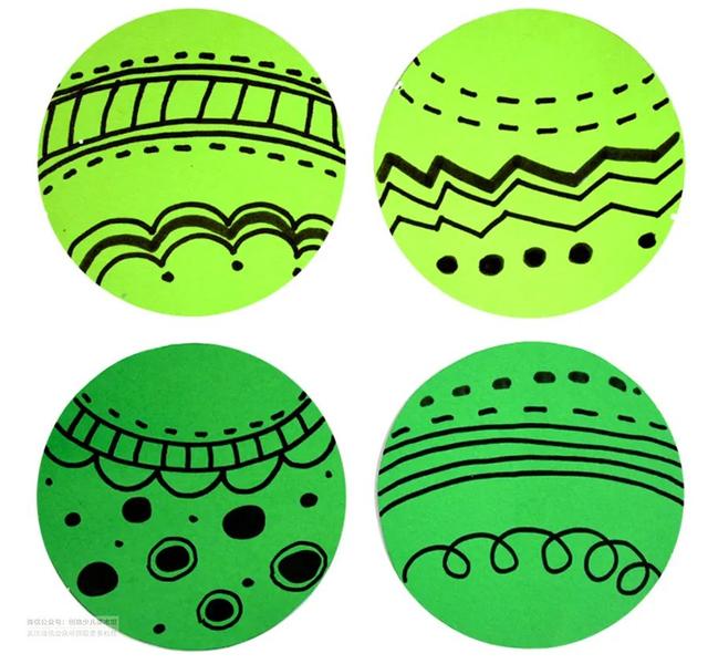 儿童画基本线条(毛毛虫线条画图片)