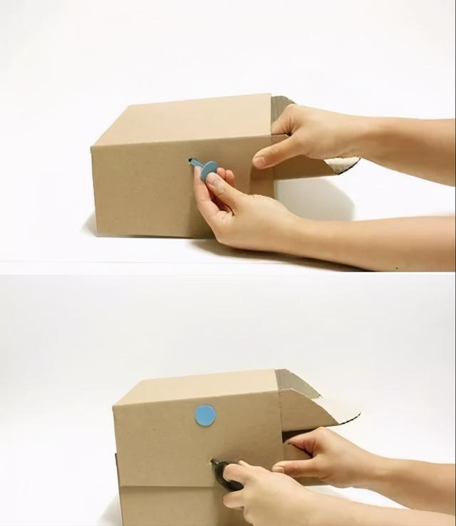 纸板手工小收纳盒(旧纸板自制收纳盒)