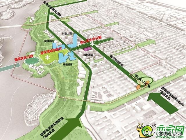 丛台区产业新城道路规划图