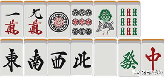 一九万,一九筒,一九条老头牌,指数字为一或九的数牌.