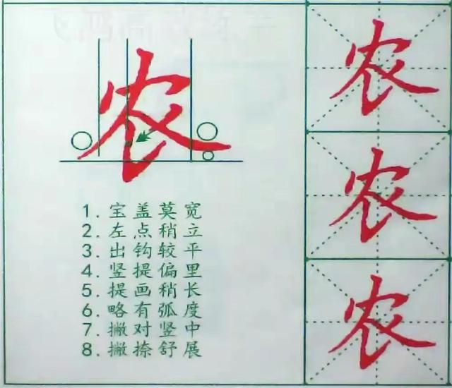 每日打卡100天高清电子版PDF50页，打印练习！给孩子的练字计划