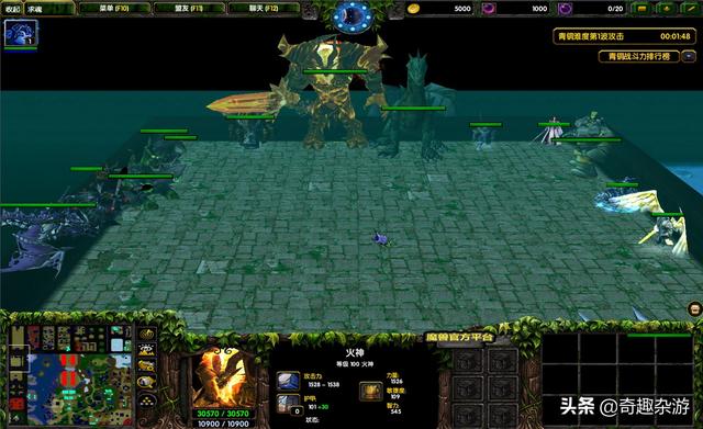 魔兽争霸3：在war3中修起了仙，玩法非常肝，地图等级上不封顶