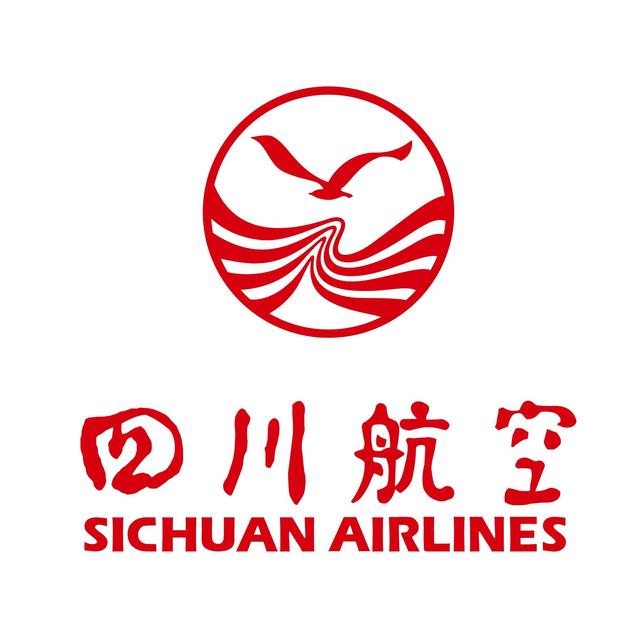 iata代码:3u icao代码:csc川航的航徽是一只海燕,它奋力翱翔,志存高远