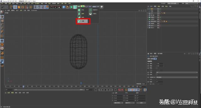 CINEMA4D如何制作线粒体