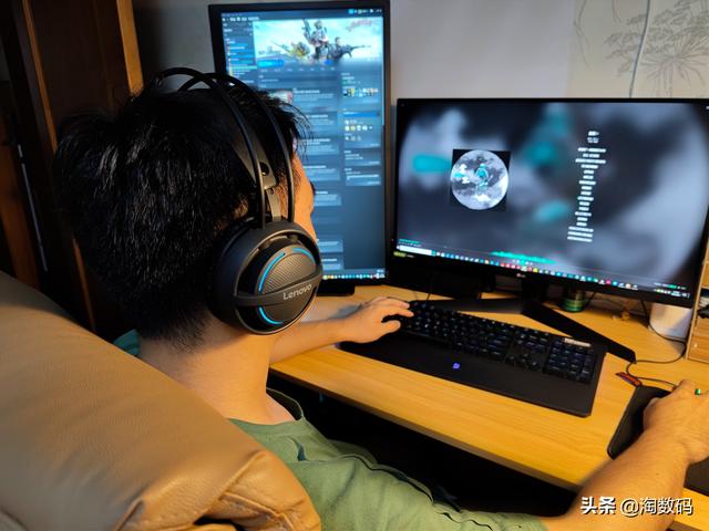 59塊錢ThinkPlus賽事級遊戲耳麥：USB硬聲卡7.1聲道電競耳機曬單