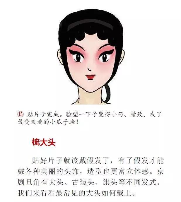 戏曲旦角化妆有区别