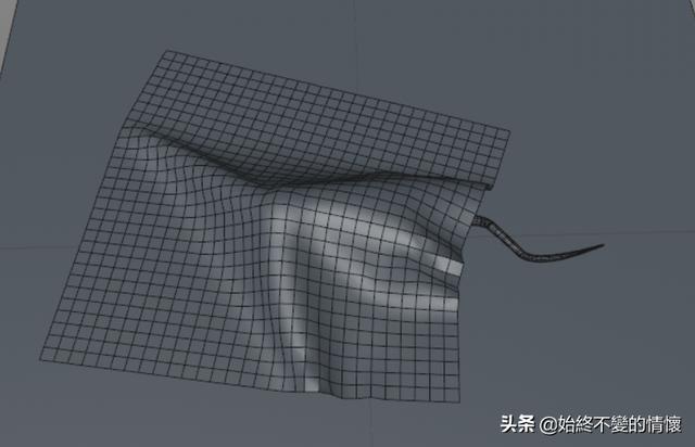 C4D自学笔记21-利用毛发做老鼠藏在地毯下