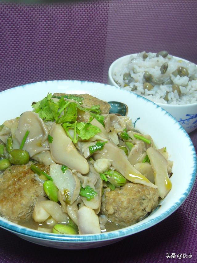 菱角米烧肉圆 饭豆 太阳信息网