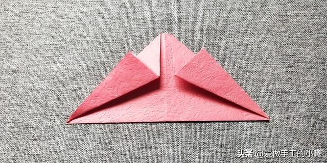 折纸教程：立体爱心折纸图解