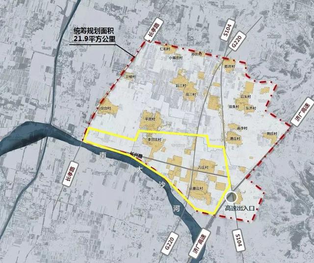 长清产业新城区域规划图