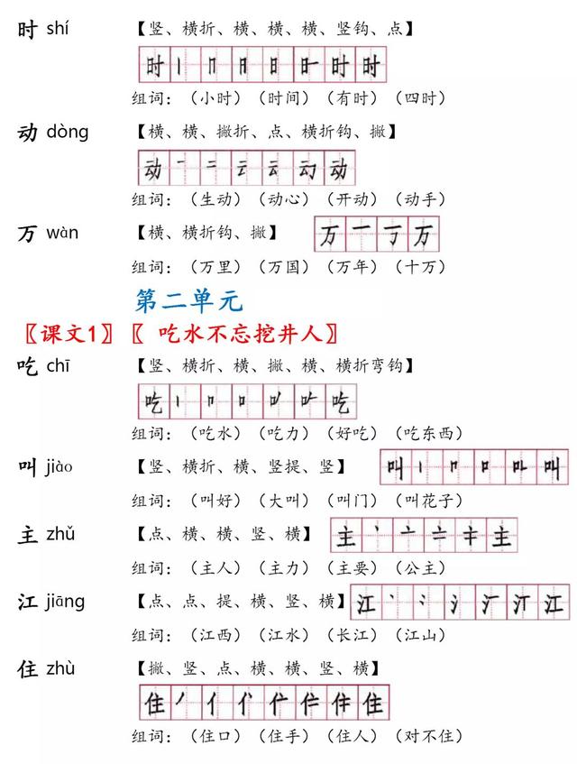 降的笔顺
