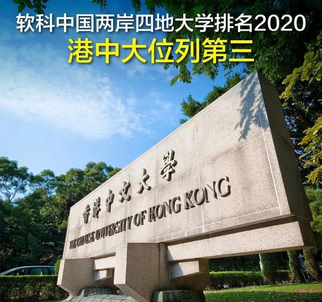 香港中文大学排名（香港中文大学排名2019）