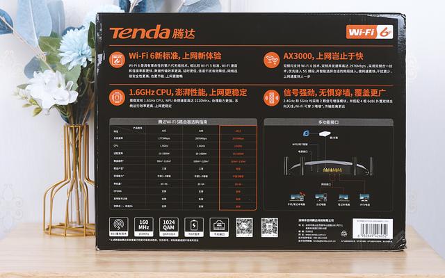 腾达AX3000路由器测评：亲民售价体验Wi-Fi6！最高传输2976Mbps