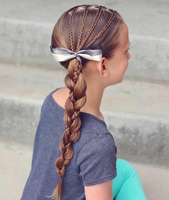 儿童辫子简单洋气扎法