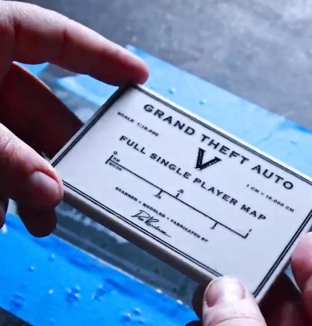 网友3d打印出 Gta5 完整地图 包含5亿个坐标 Gta5侠盗飞车5 Pk火源码基地