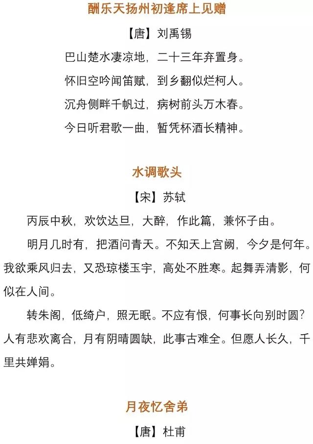 初中各科必背重点汇总，打印出来暑假提前预习
