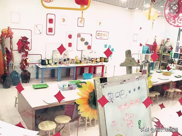 幼儿园中国风环创作品集，楼梯、吊饰、主题墙都有！幼师收藏
