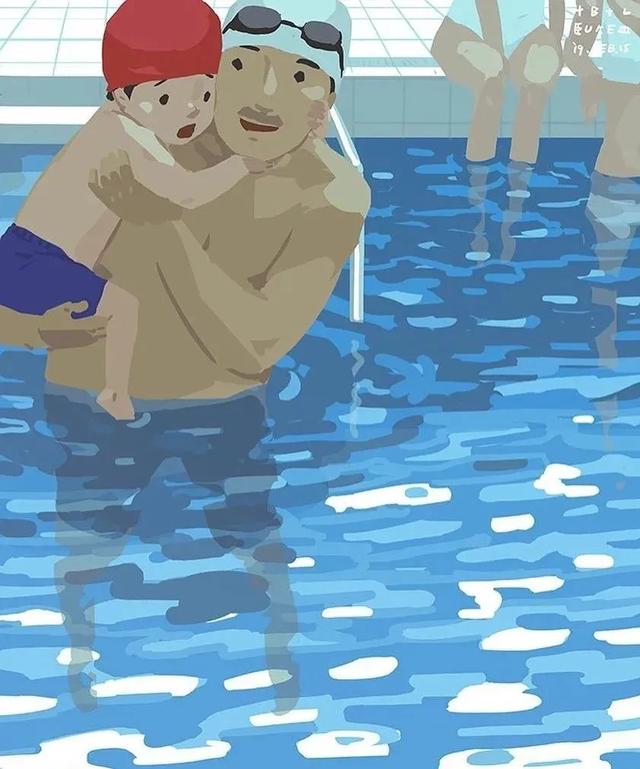 会画画的爸爸，太暖了