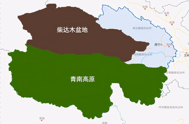 第一,二区域:青海高原和柴达木盆地河湟谷地,青海湖区,祁连山地