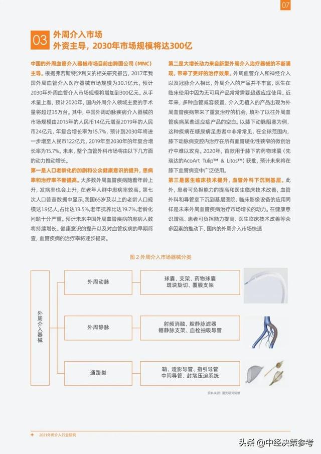 2021外周介入行业研究